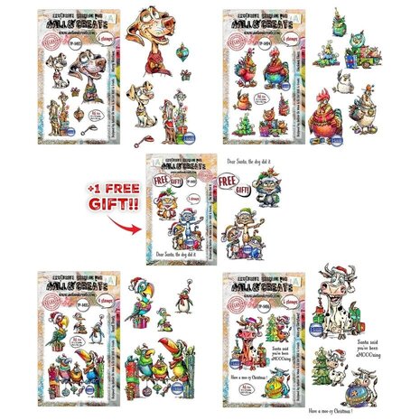 AALL and Create Festive Friends Stamp Bundle (AALL-PCK-ADM001)