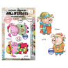 AALL and Create Clear Stamp Set A7 Holiday Pigs (AALL-TP-1387) AALL and Create Clear Stamp Set A7 Holiday Pigs (AALL-TP-1387)