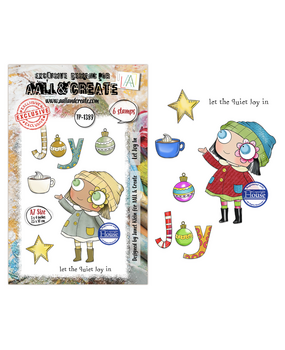 AALL and Create Clear Stamp Set A7 Let Joy In (AALL-TP-1389) AALL and Create Clear Stamp Set A7 Let Joy In (AALL-TP-1389)