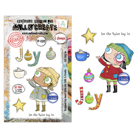 AALL and Create Clear Stamp Set A7 Let Joy In (AALL-TP-1389) AALL and Create Clear Stamp Set A7 Let Joy In (AALL-TP-1389)