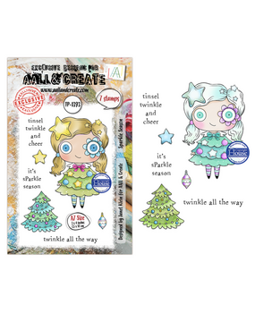 AALL and Create Clear Stamp Set A7 Sparkle Season (AALL-TP-1393) AALL and Create Clear Stamp Set A7 Sparkle Season (AALL-TP-1393)