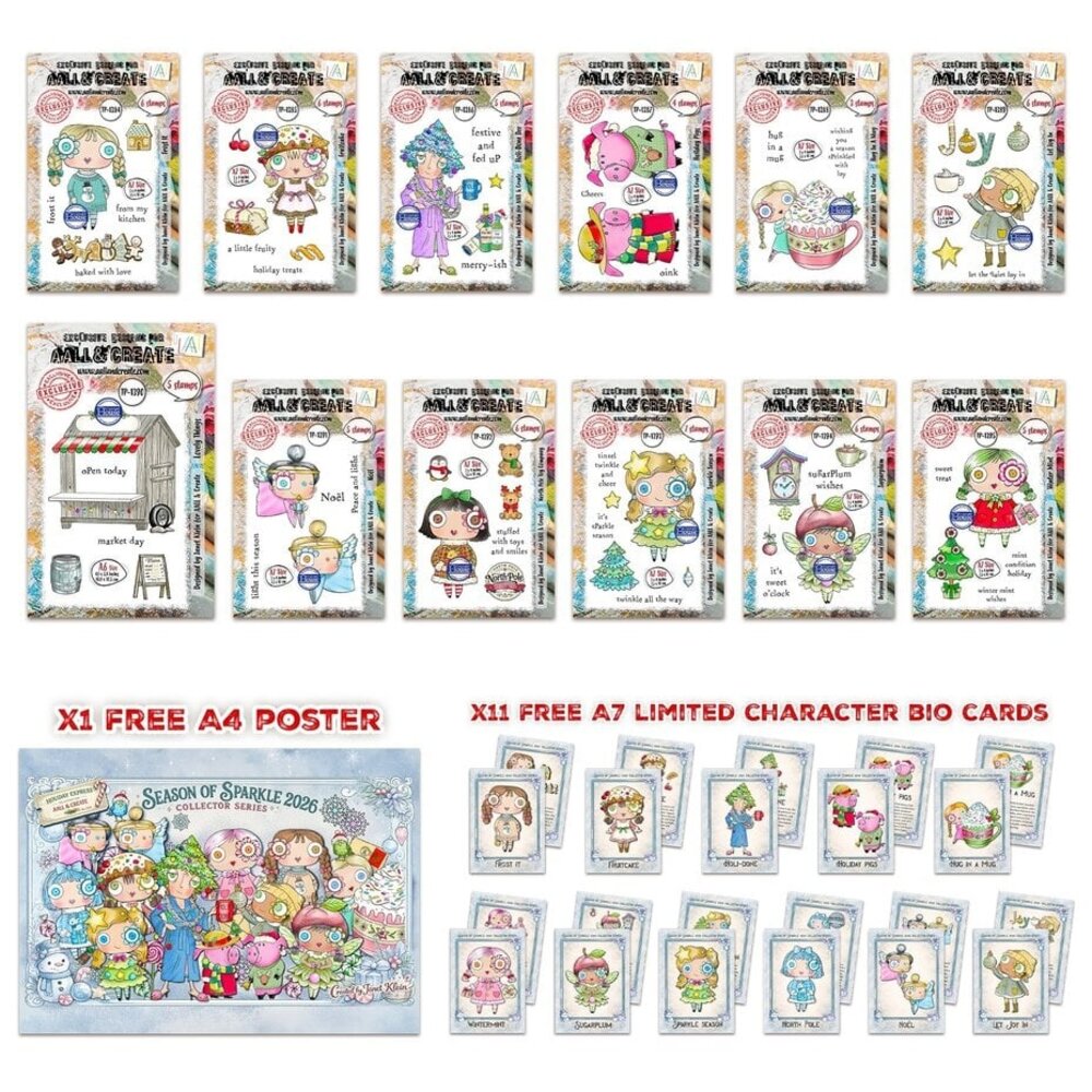 AALL and Create Season Of Sparkle Stamp Bundle (AALL-PCK-JK005) AALL and Create Season Of Sparkle Stamp Bundle (AALL-PCK-JK005)