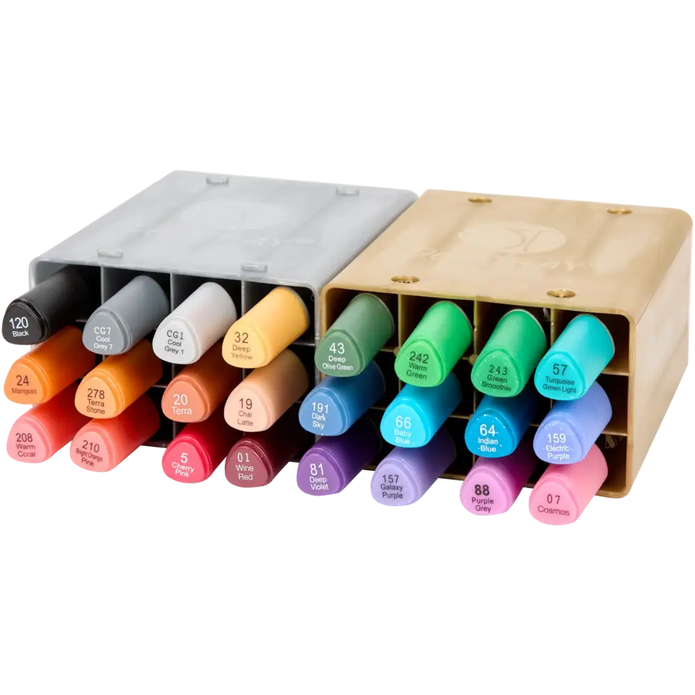 DécoTime 24 Glitter & Metallic Twin Markers (3217469) DécoTime 24 Glitter & Metallic Twin Markers (3217469)