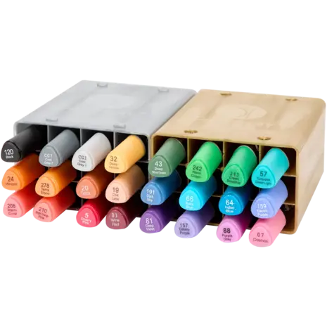 DécoTime 24 Glitter & Metallic Twin Markers (3217469) DécoTime 24 Glitter & Metallic Twin Markers (3217469)