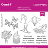 Gemini LetterPress Press Plate All Occasion Icons (CC-LP-PP-AOI)
