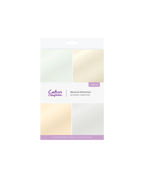 Crafter's Companion Neutral Shimmer A5 Pearl Card Pad (CC-PPADA5-NESH) Crafter's Companion Neutral Shimmer A5 Pearl Card Pad (CC-PPADA5-NESH)