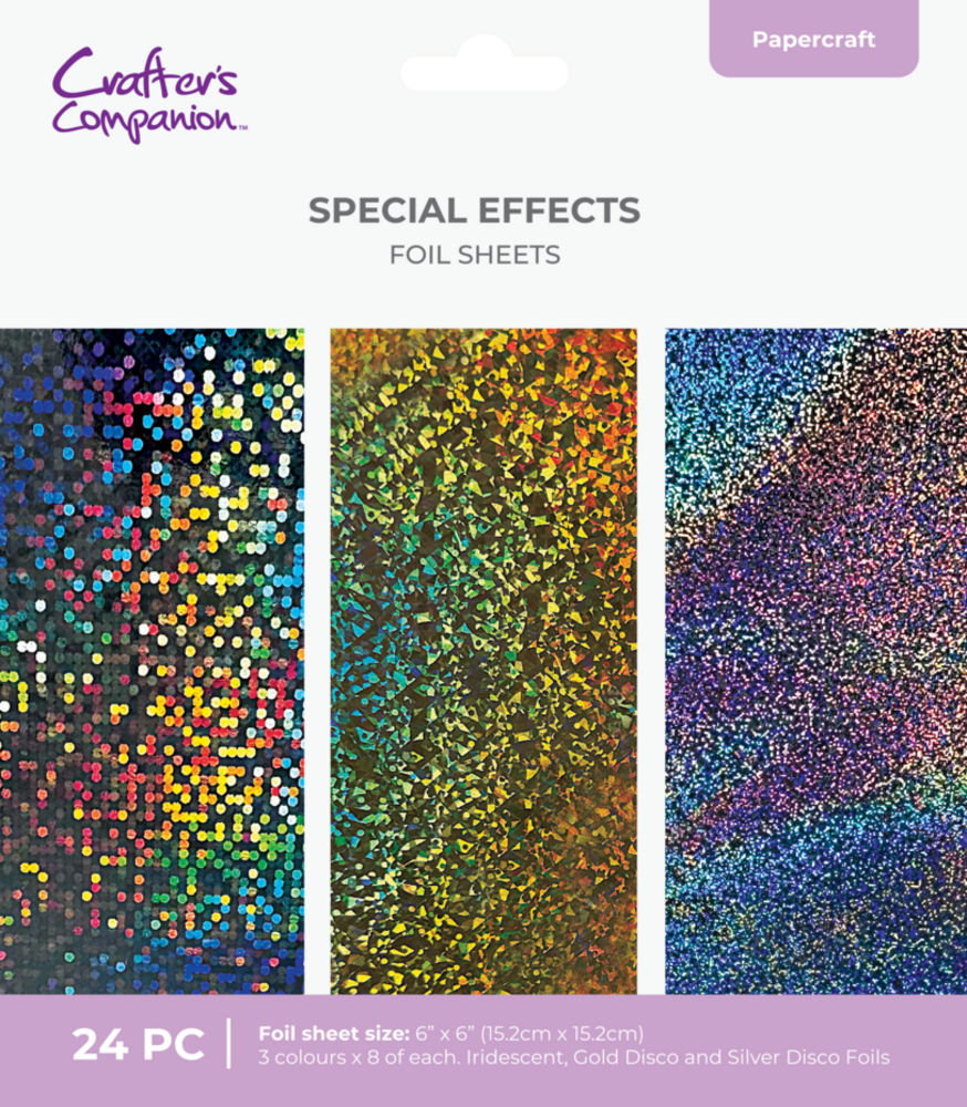 Crafter's Companion Cut in Edge Foil Sheets Special Effects (CC-FOILS-SPEEF) Crafter's Companion Cut in Edge Foil Sheets Special Effects (CC-FOILS-SPEEF)