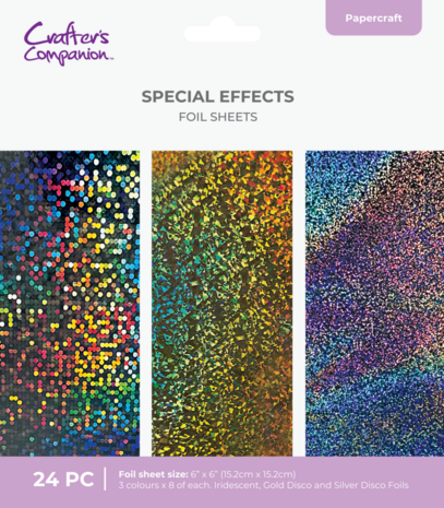 Crafter's Companion Cut in Edge Foil Sheets Special Effects (CC-FOILS-SPEEF) Crafter's Companion Cut in Edge Foil Sheets Special Effects (CC-FOILS-SPEEF)