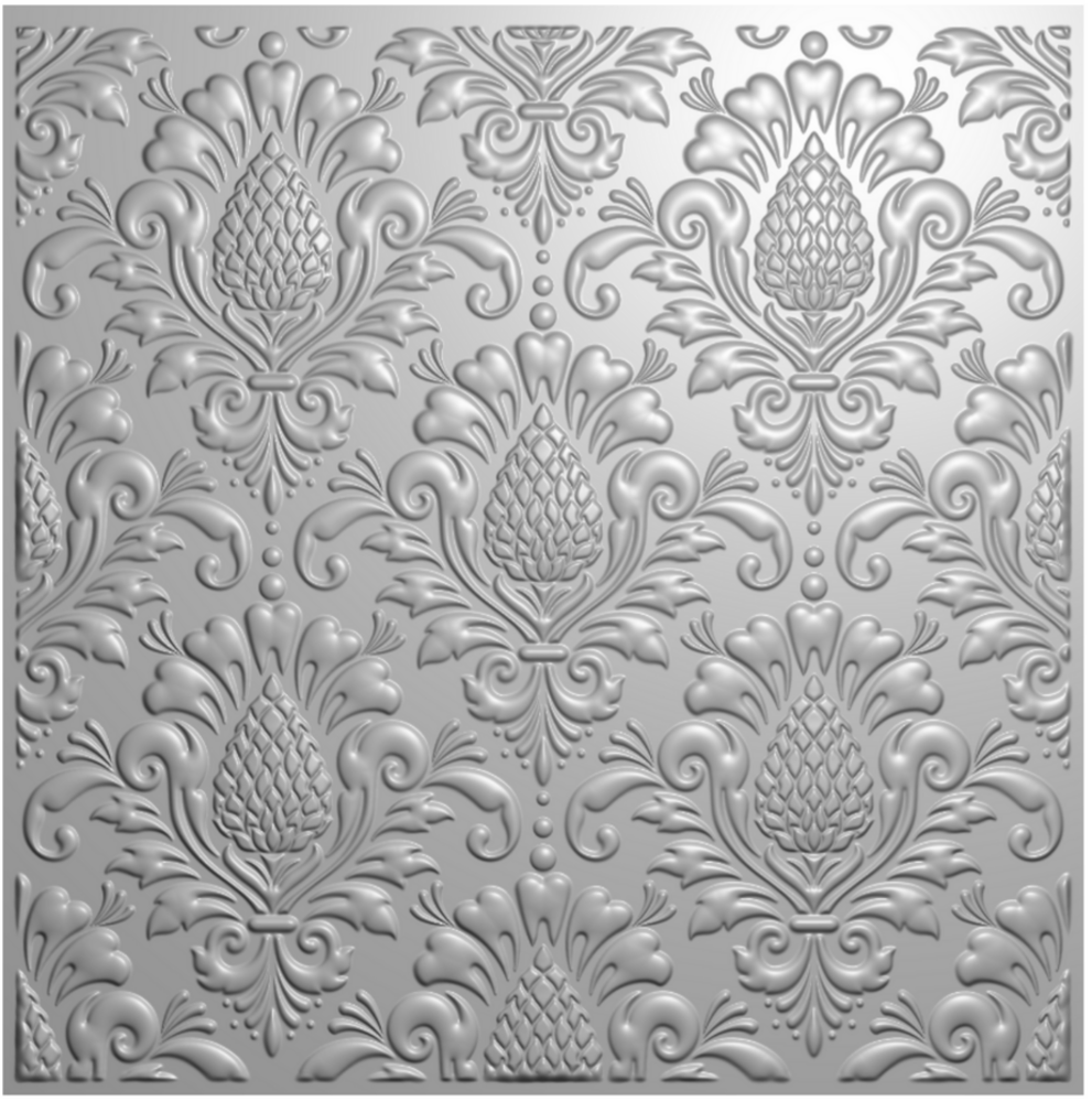 Crafter's Companion 3D Embossing Folder Regal Damask (CC-3D-EF5.5-REDA)