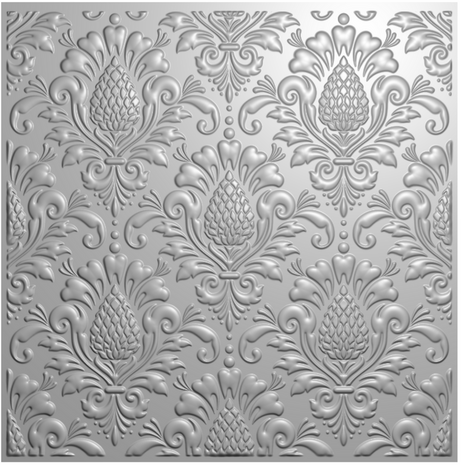 Crafter's Companion 3D Embossing Folder Regal Damask (CC-3D-EF5.5-REDA)