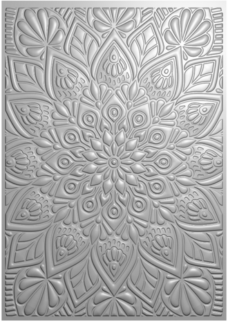 Crafter's Companion 3D Embossing Folder Radiant Mandala (CC-3D-EF5-RAMA) Crafter's Companion 3D Embossing Folder Radiant Mandala (CC-3D-EF5-RAMA)