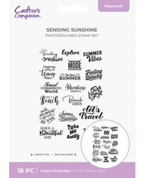 Crafter's Companion Sending Sunshine Clear Stamps (CC-RV-STP-SESU) Crafter's Companion Sending Sunshine Clear Stamps (CC-RV-STP-SESU)