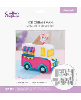 Crafter's Companion Ice Cream Van 3D Dies & Stencils (CC-MD-STEN-ICEVAN) Crafter's Companion Ice Cream Van 3D Dies & Stencils (CC-MD-STEN-ICEVAN)
