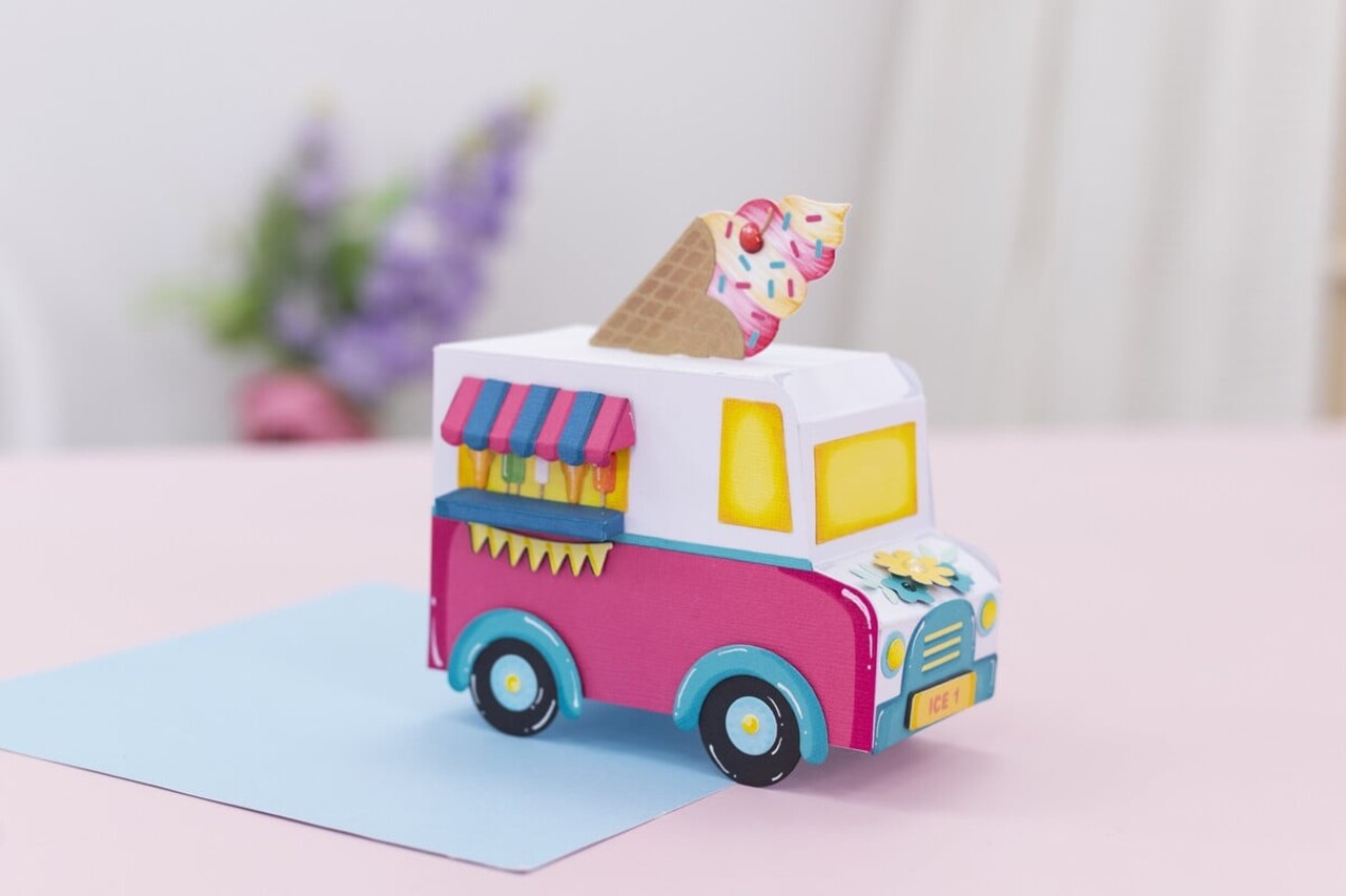 Crafter's Companion Ice Cream Van 3D Dies & Stencils (CC-MD-STEN-ICEVAN) Crafter's Companion Ice Cream Van 3D Dies & Stencils (CC-MD-STEN-ICEVAN)