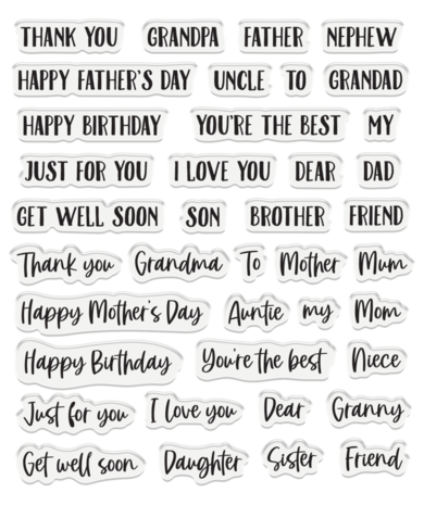 Crafter's Companion Motion Friends Stamp & Dies (CC-STD-MOFR)