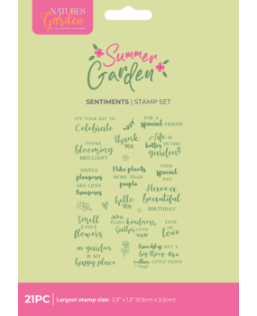 Crafter's Companion Summer Garden Clear Stamps Sentiments (NG-SUG-STP-SENT) Crafter's Companion Summer Garden Clear Stamps Sentiments (NG-SUG-STP-SENT)