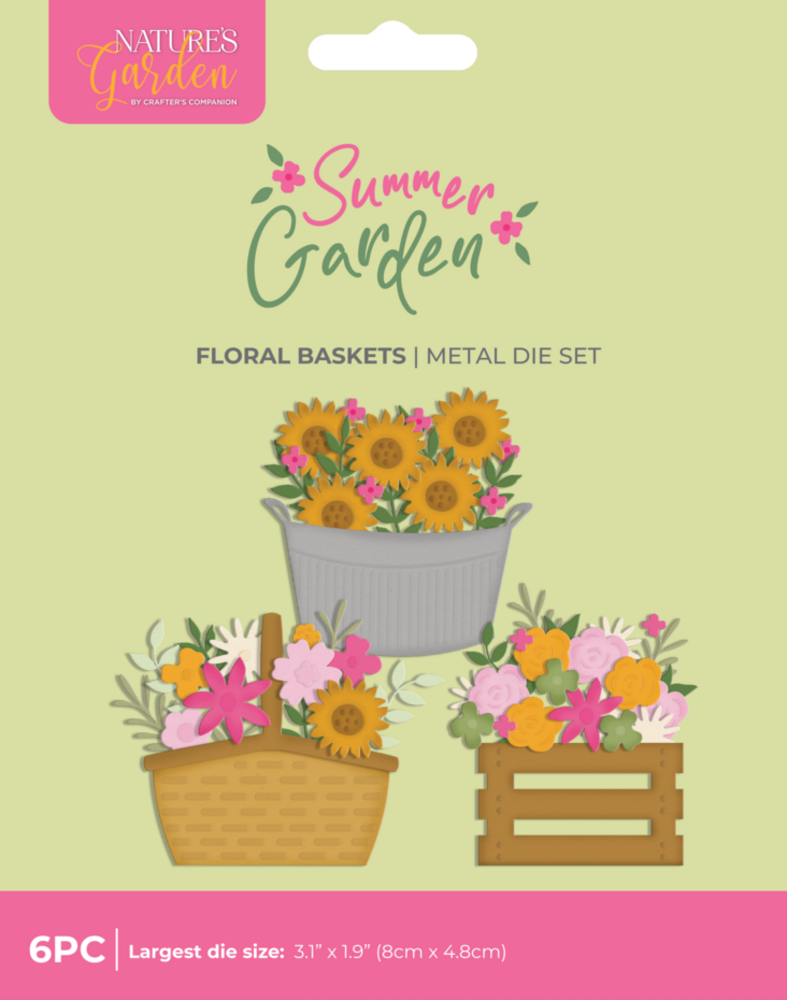 Crafter's Companion Summer Garden Dies Floral Baskets (NG-SUG-MD-FLOBAS) Crafter's Companion Summer Garden Dies Floral Baskets (NG-SUG-MD-FLOBAS)