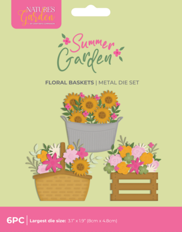 Crafter's Companion Summer Garden Dies Floral Baskets (NG-SUG-MD-FLOBAS) Crafter's Companion Summer Garden Dies Floral Baskets (NG-SUG-MD-FLOBAS)