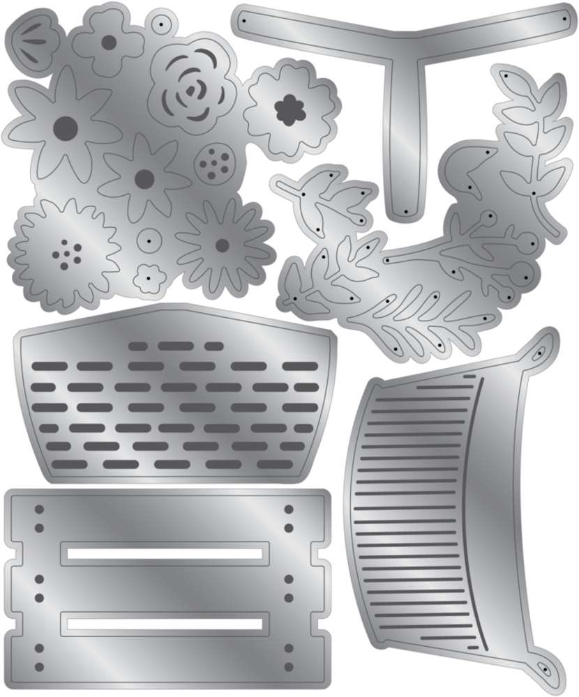 Crafter's Companion Summer Garden Dies Floral Baskets (NG-SUG-MD-FLOBAS) Crafter's Companion Summer Garden Dies Floral Baskets (NG-SUG-MD-FLOBAS)