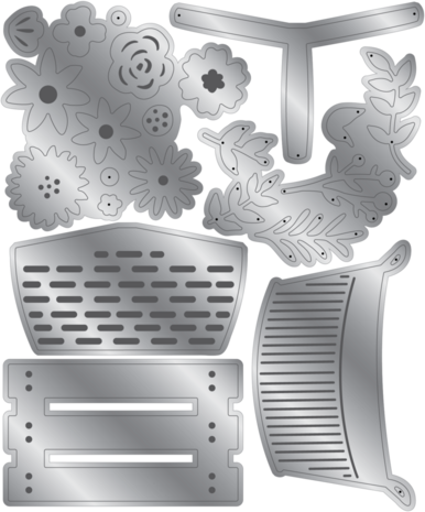 Crafter's Companion Summer Garden Dies Floral Baskets (NG-SUG-MD-FLOBAS) Crafter's Companion Summer Garden Dies Floral Baskets (NG-SUG-MD-FLOBAS)