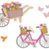 Crafter's Companion Summer Garden Dies Cart & Bicycle (NG-SUG-MD-FCBIC) Crafter's Companion Summer Garden Dies Cart & Bicycle (NG-SUG-MD-FCBIC)