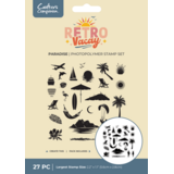 Crafter's Companion Retro Vacay Clear Stamps Paradise (CC-RV-STP-PARA)