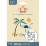 Crafter's Companion Retro Vacay Dies Let's go to the Beach (CC-RV-MD-LGBE)