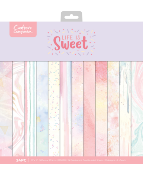 Crafter's Companion Life is Sweet 12x12 Inch Paper Pad (CC-LS-PAD12) Crafter's Companion Life is Sweet 12x12 Inch Paper Pad (CC-LS-PAD12)