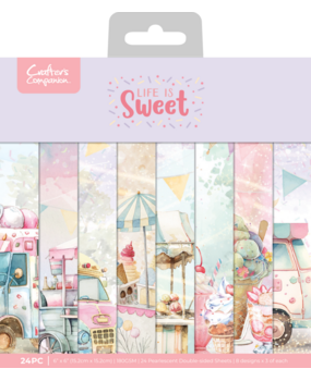 Crafter's Companion Life is Sweet 6x6 Inch Paper Pad (CC-LS-PAD6) Crafter's Companion Life is Sweet 6x6 Inch Paper Pad (CC-LS-PAD6)