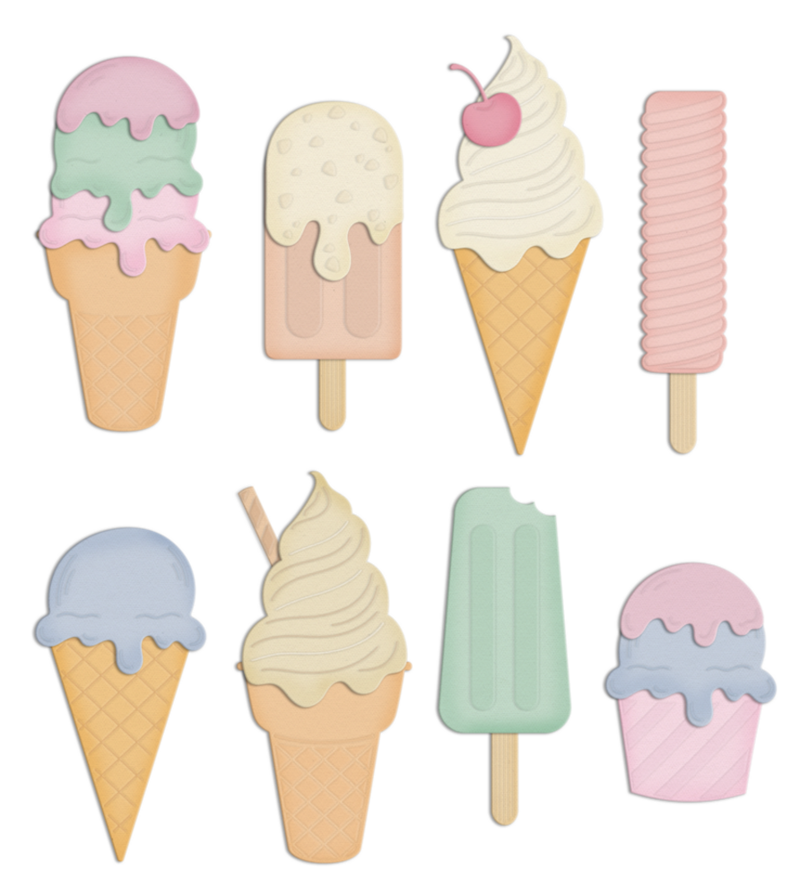 Crafter's Companion Life is Sweet Dies Ice Creams & Lollies (CC-LS-MD-ICLO) Crafter's Companion Life is Sweet Dies Ice Creams & Lollies (CC-LS-MD-ICLO)