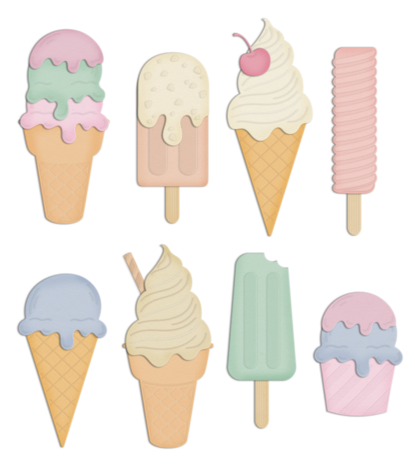 Crafter's Companion Life is Sweet Dies Ice Creams & Lollies (CC-LS-MD-ICLO) Crafter's Companion Life is Sweet Dies Ice Creams & Lollies (CC-LS-MD-ICLO)