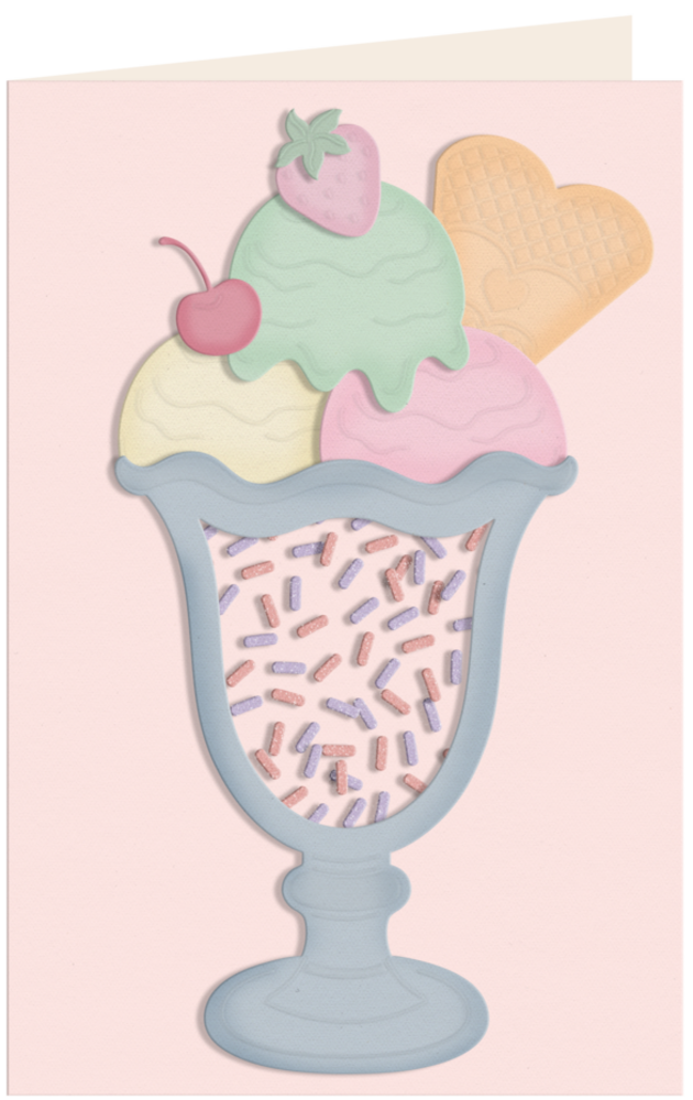 Crafter's Companion Life is Sweet Dies Ice Cream Sundae (CC-LS-MD-ICSU) Crafter's Companion Life is Sweet Dies Ice Cream Sundae (CC-LS-MD-ICSU)
