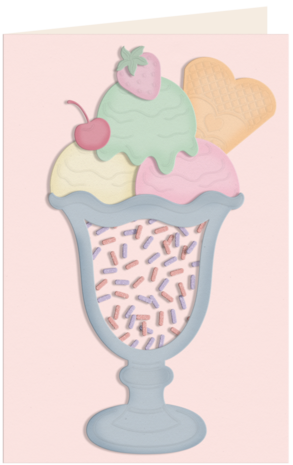 Crafter's Companion Life is Sweet Dies Ice Cream Sundae (CC-LS-MD-ICSU) Crafter's Companion Life is Sweet Dies Ice Cream Sundae (CC-LS-MD-ICSU)