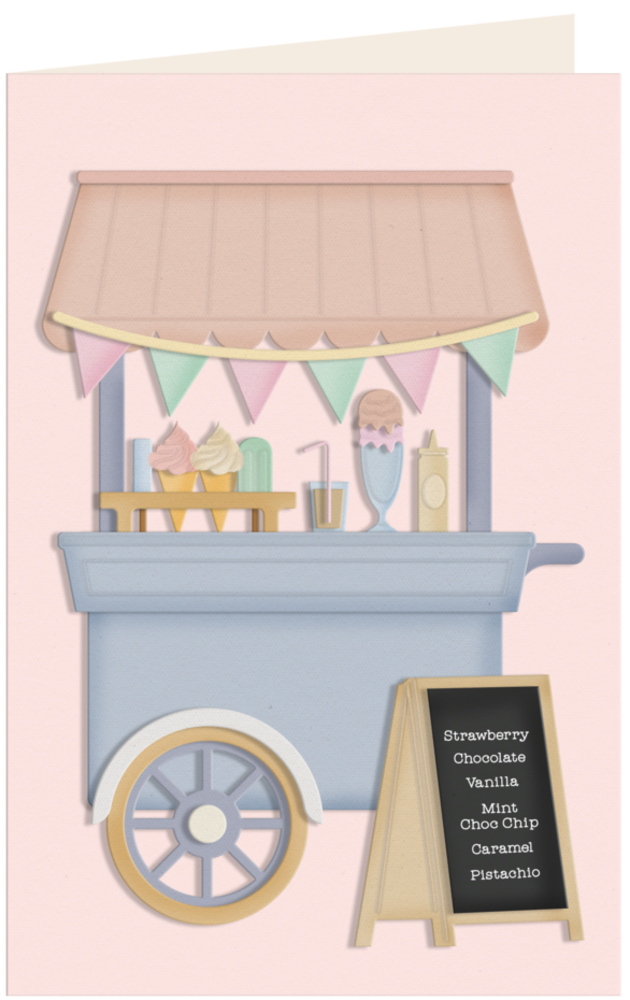 Crafter's Companion Life is Sweet Stamp & Dies Ice Cream Cart (CC-LS-STD-ICRC) Crafter's Companion Life is Sweet Stamp & Dies Ice Cream Cart (CC-LS-STD-ICRC)