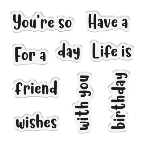 Crafter's Companion Life is Sweet Stamp & Dies You're So Sweet (CC-LS-STD-YSSW) Crafter's Companion Life is Sweet Stamp & Dies You're So Sweet (CC-LS-STD-YSSW)