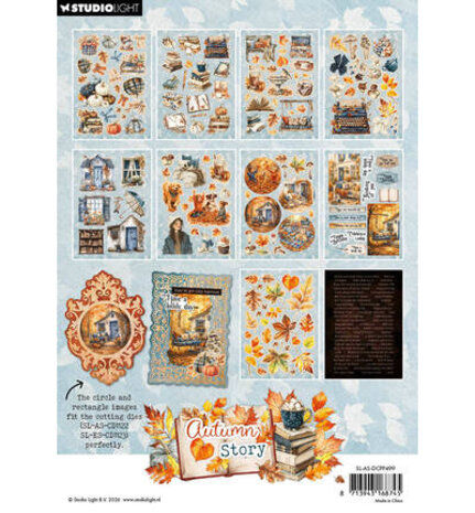 Studio Light Autumn Story A5 Die-Cut Paper Pad (SL-AS-DCPP499) Studio Light Autumn Story A5 Die-Cut Paper Pad (SL-AS-DCPP499)