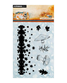 Studio Light Autumn Story Clear Stamp Leaves and Mushrooms (SL-AS-STAMP971) Studio Light Autumn Story Clear Stamp Leaves and Mushrooms (SL-AS-STAMP971)