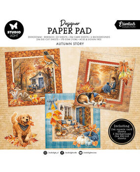 Studio Light Essentials Autumn Story 8x8 Inch Paper Pad (SL-ES-DCPP504) Studio Light Essentials Autumn Story 8x8 Inch Paper Pad (SL-ES-DCPP504)