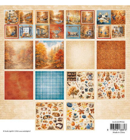 Studio Light Essentials Autumn Story 8x8 Inch Paper Pad (SL-ES-DCPP504) Studio Light Essentials Autumn Story 8x8 Inch Paper Pad (SL-ES-DCPP504)