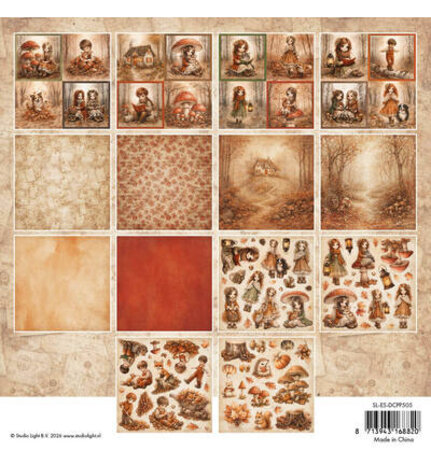 Studio Light Essentials Autumn Dreams 8x8 Inch Paper Pad (SL-ES-DCPP505)