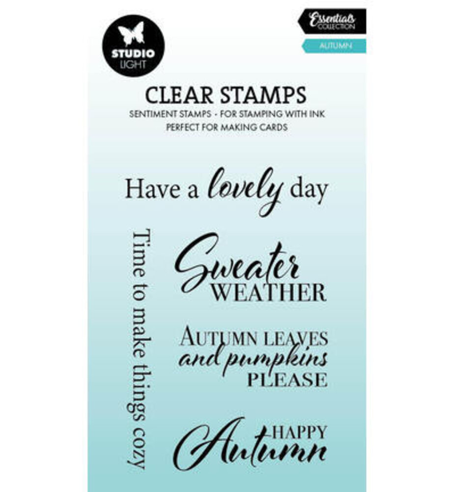Studio Light Essentials Clear Stamps Autumn (SL-ES-STAMP973) Studio Light Essentials Clear Stamps Autumn (SL-ES-STAMP973)