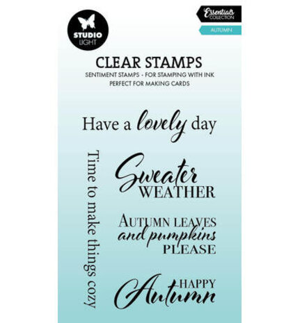 Studio Light Essentials Clear Stamps Autumn (SL-ES-STAMP973) Studio Light Essentials Clear Stamps Autumn (SL-ES-STAMP973)