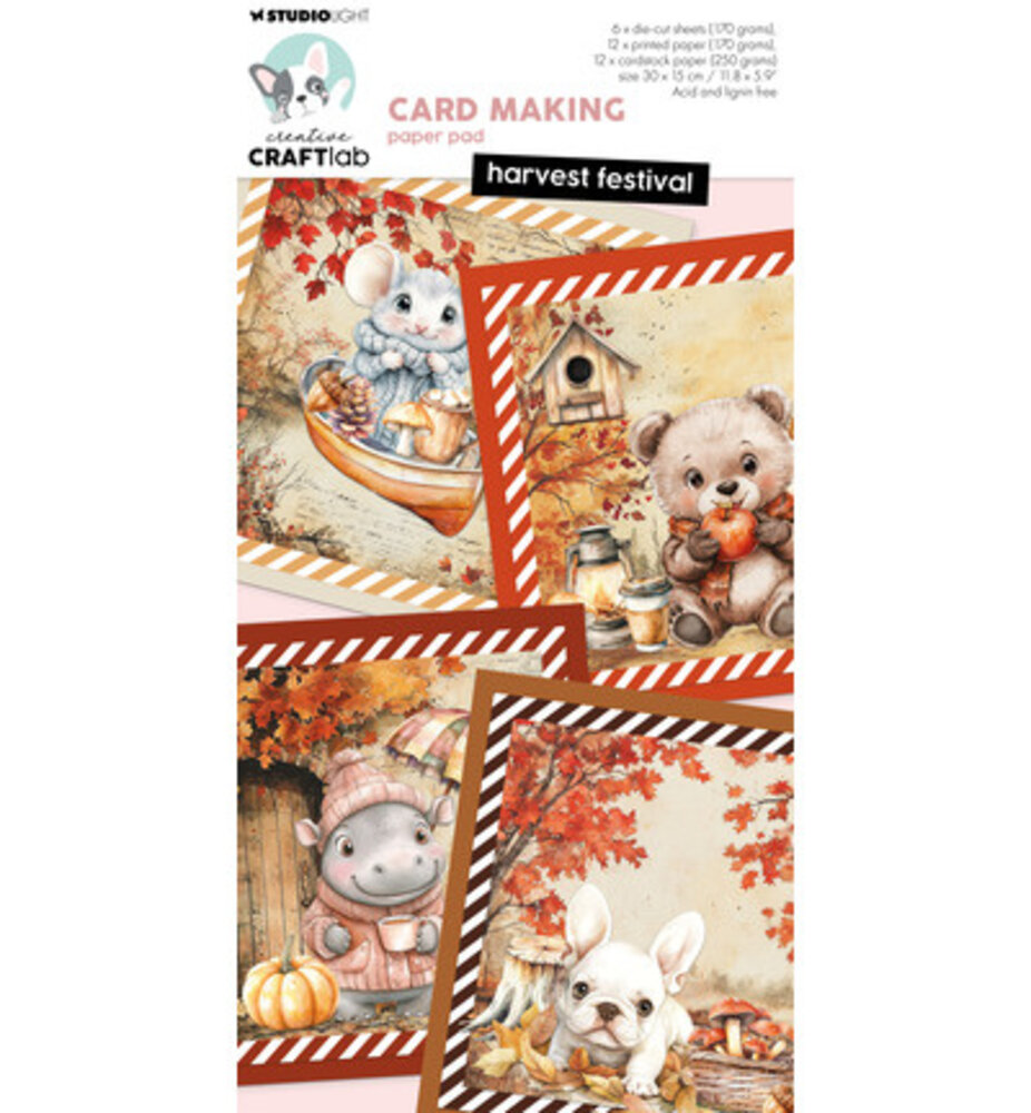 Creative Craftlab PRE-ORDER Essentials Harvest Festival 6x12 Inch Paper Pad (CCL-ES-CMP47) Creative Craftlab PRE-ORDER Essentials Harvest Festival 6x12 Inch Paper Pad (CCL-ES-CMP47)