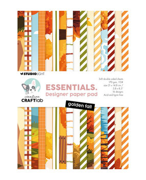 Creative Craftlab PRE-ORDER Essentials Golden Fall A5 Paper Pad (CCL-ES-DPP508)