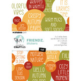 Creative Craftlab PRE-ORDER Friendz Fall A6 Sticker Pad (CCL-FR-STIC86)
