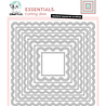 Creative Craftlab PRE-ORDER Essentials Dies Nested Squares Scallop (CCL-ES-CD1126)