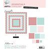 Creative Craftlab PRE-ORDER Essentials Dies Nested Squares Scallop (CCL-ES-CD1126)
