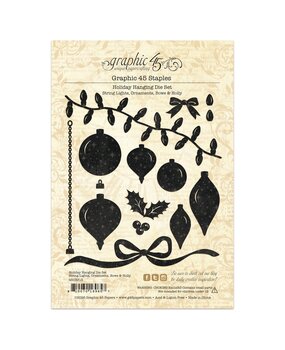 Graphic 45 Holiday Hanging Die Set (4503313)