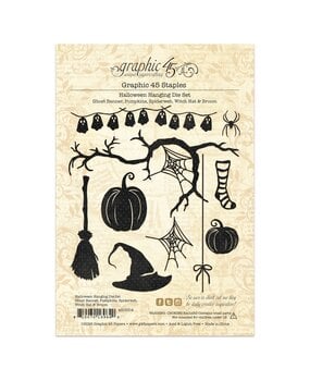 Graphic 45 PRE-ORDER Halloween Hanging Die Set (4503314)