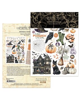 Graphic 45 BOOtiful Greetings Rub-on Transfers (4503302)